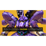 ทำสี RG SAZABI ด้วยสีสูตรน้ำทั้งตัว ( RG Sazabi Custom Paint with Water base color ) | 222 GUNPLA