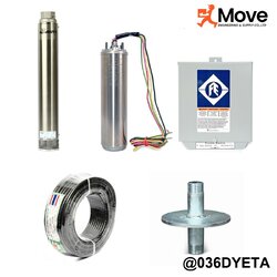 SET-F071-8AD16-30 ชุดปั๊ม 8AD 16ใบ 3แรงม้า ท่อ 2" 220V