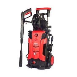 POLO เครื่องฉีดน้ำแรงดันสูง 1800 วัตต์ แรงดัน 140 บาร์ รุ่น WARRIOR-140N อัตราการฉีด 360 ลิตร/ชม. สายยาว 5 ม. มอเตอร์แปรงถ่าน มีระบบ Auto Stop (โปโล)