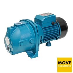 POLO ปั๊มหอยโข่ง สำหรับบ่อบาดาล 1 แรงม้า ดูดลึก 15 ม. รุ่น JDW-100 (EJECTOR-1) ท่อดูด 1-1/4 นิ้ว ท่อส่ง 1 นิ้ว ส่งสูง 35 - 44 ม. ปริมาณน้ำ 25 - 40 ลิตร/นาที ขนาดบ่อ 4 นิ้ว (โปโล)