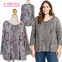 Ha4025 *แบรนด์นอก db* ไซส์ 2x เสื้อคนอ้วนสีเทาลายสไตล์แขก แขนยายปลายแขนต่อย้วยนิดๆ ทรงคอวี ใส่แล้วดูเพรียว เนื้อผ้านิ่ม ยืดเยอะ ใส่เย็น รอบอก 52 ยืด 60 วงแขน 26 - 30 ชาย 60 - 66 ยาว 30 นิ้ว