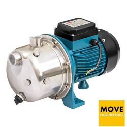 POLO ปั๊มหอยโข่งล่อน้ำ รุ่น JETST-100 มอเตอร์ 1 แรงม้า ขนาดท่อ 1 นิ้ว ปริมาณน้ำสูงสุด 52 ลิตร/นาที ส่งสูง 50 ม. ปั๊มทำจากสแตนเลส (โปโล)