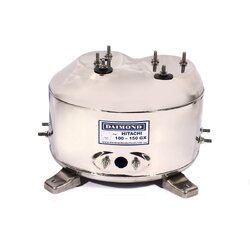 DAIMOND ถังปั๊มน้ำสแตนเลส 12 นิ้ว รุ่น 100-150 GX ใช้กับปั๊มน้ำอัตโนมัติ HITACHI รุ่น WT-P 100-150 GX,GX2,GP,XS, XX (ไดมอนด์)