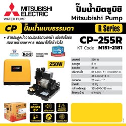 CP-255R ปั๊มน้ำธรรมดา