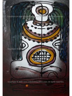 ผลงานศิลปะ "สมาธิ"