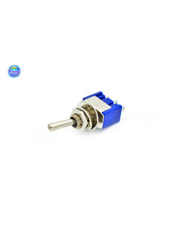 Toggle switch MTS-102 (single unit) Button switch 6A 125V / 3A 250V blue(1 ตัว)