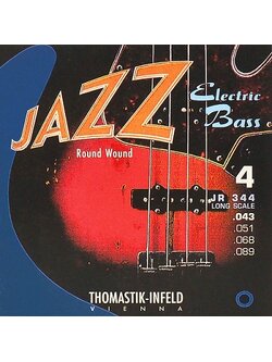 Thomastik Infeld JR344 Nickel Round wound 4 String Long Scale 43-89