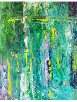 ภาพวาดตกแต่ง "เงาสะท้อนน้ำ"