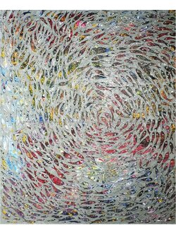 ผลงานศิลปะ "สีสันแห่งปลา"