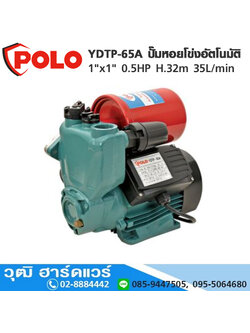 POLO YDTP-65A ปั๊มหอยโข่งอัตโนมัติ 1"x1" 0.5HP H.32m 35L/min