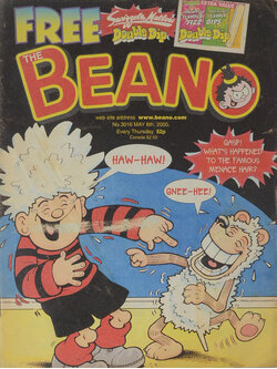 THE BEANO No. 3016 MAY 6th 2000