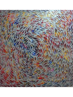 ผลงานศิลปะ "สีสันแห่งปลา"