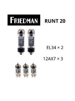 ARS ELECTRONICS I VACUUM TUBE I ชุดหลอด PREAMP / POWER AMP ตรงรุ่น FRIEDMAN RUNT 20