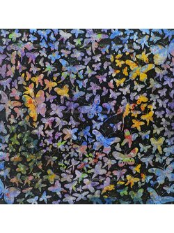 ผลงานศิลปะ "สีสันผีเสื้อ"