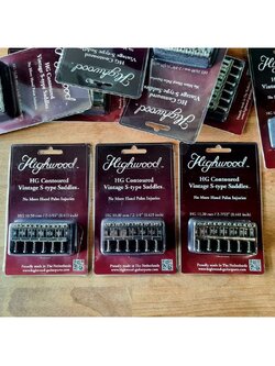 HIGHWOOD HG Contoured Vintage Guitar Saddles