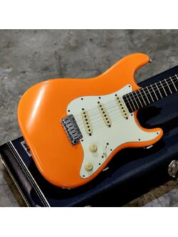 (USED) Schecter USA Custom Shop Nick Johnston Signature Atomic Orange Aged (SIGNED)