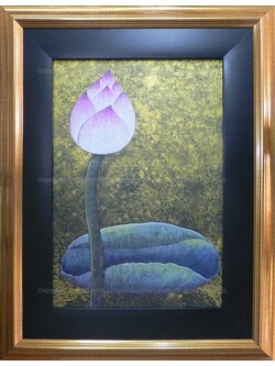 ผลงานศิลปะ "บัวและความว่าง 2"