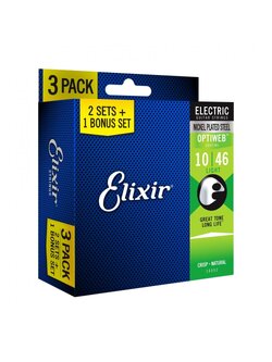 Elixir BONUS PACK 2 แถม 1 - Electric Optiweb Light 10-46