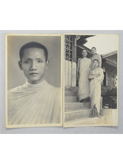 ภาพถ่ายขาว-ดำ เก่า (2 ใบ)