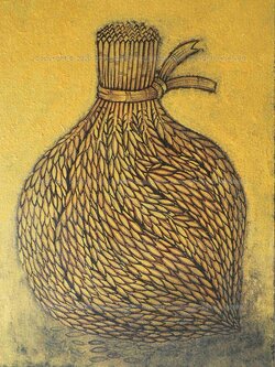 ผลงานศิลปะ "เลียงข้าว"