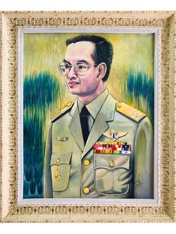 ผลงานศิลปะ "พ่อของแผ่นดิน"