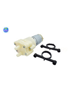 365 DC pumping motor 12V mini self-priming water (ยางกันสั่นสะเทือนสีดำ)