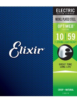 Elixir - สายกีตาร์ 7 สาย OPTIWEB LIGHT / HEAVY 10-59