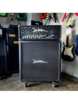 (USED) Diezel Hagen 100 Watt All Tube Head (4 Channels) + Diezel 412 FV 240-watt Front-loaded 4x12 Cabinet