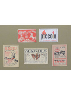 ฉลากสินค้าเก่า (5 แผ่น)