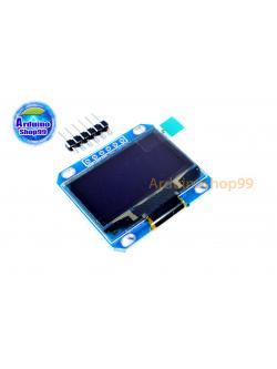 จอแสดงผล OLED ขนาด 1.3 นิ้ว แบบ SPI สีน้ำเงิน