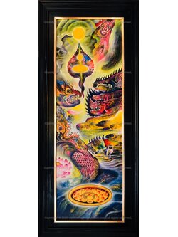 ผลงานศิลปะ "ลอยถาด"