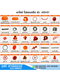 อะไหล่ โม่คอนกรีต