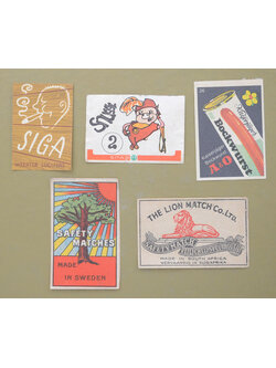 ฉลากสินค้าเก่า (5 แผ่น)