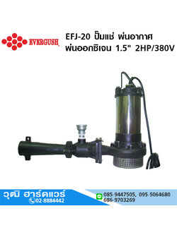 Evergush EFJ-20 ปั๊มแช่ พ่นอากาศ พ่นออกซิเจน 1.5" 2HP/380V