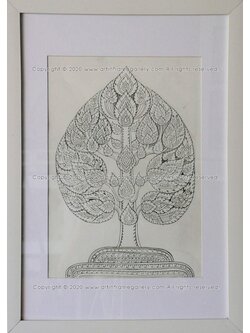 ผลงานศิลปะ "ต้นโพธิ์"