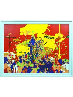 ผลงานศิลปะ "แห่พระ"