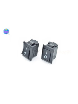 KCD11-101 10*15mm SPST 2PIN ON/OFF Boat Rocker Switch 3A/250V (2 ตัว)