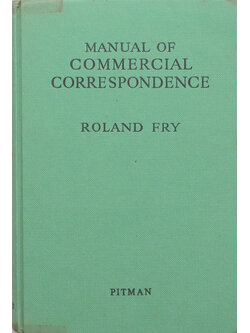 MANUAL OF COMMERCIAL CORRESPONDENCE