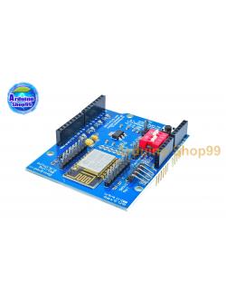 UNO R3 - ESP8266 Serial WiFi Shield Extend Board for Arduino - Blue