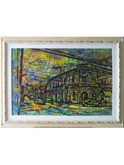 ผลงานศิลปะ "เมืองเก่าภูเก็ต"