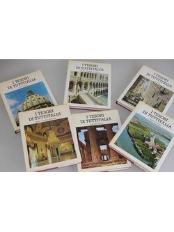 I TESORI DI TUTTITALIA 1 REGGE-PALAZZO-GALLERIE (ชุด 6 เล่ม)