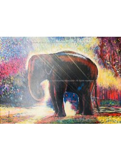 ภาพวาดตกแต่ง "แสงเช้า"