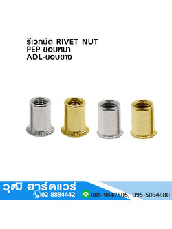 ลูกรีเวทนัทแบบเรียบ PFP-ขอบหัวใหญ่/ ADL-ขอบหัวเล็ก