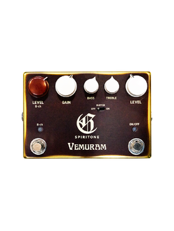 VEMURAM "SPIRITONE" OVERDRIVE Pedal *NEW* Char Signature