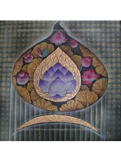 ผลงานศิลปะ "โพธิ์ปิติ"