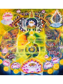 ผลงานศิลปะ "วิมุตติสุข"