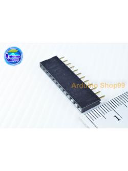 12P-Pin Socket 2.54MM single row female(1 ชุด 6 ตัว)