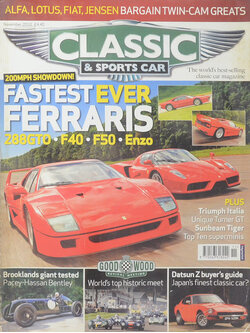 CLASSIC & SPORTS CAR Volume 29 No. 8 November 2010