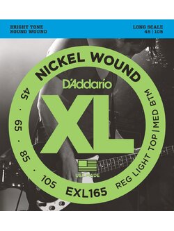 D'Addario EXL 165 (45-105) Long Scale เบส 4 สาย
