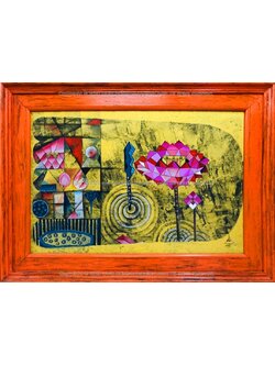 ผลงานศิลปะ "บัวสี่เหล่า"